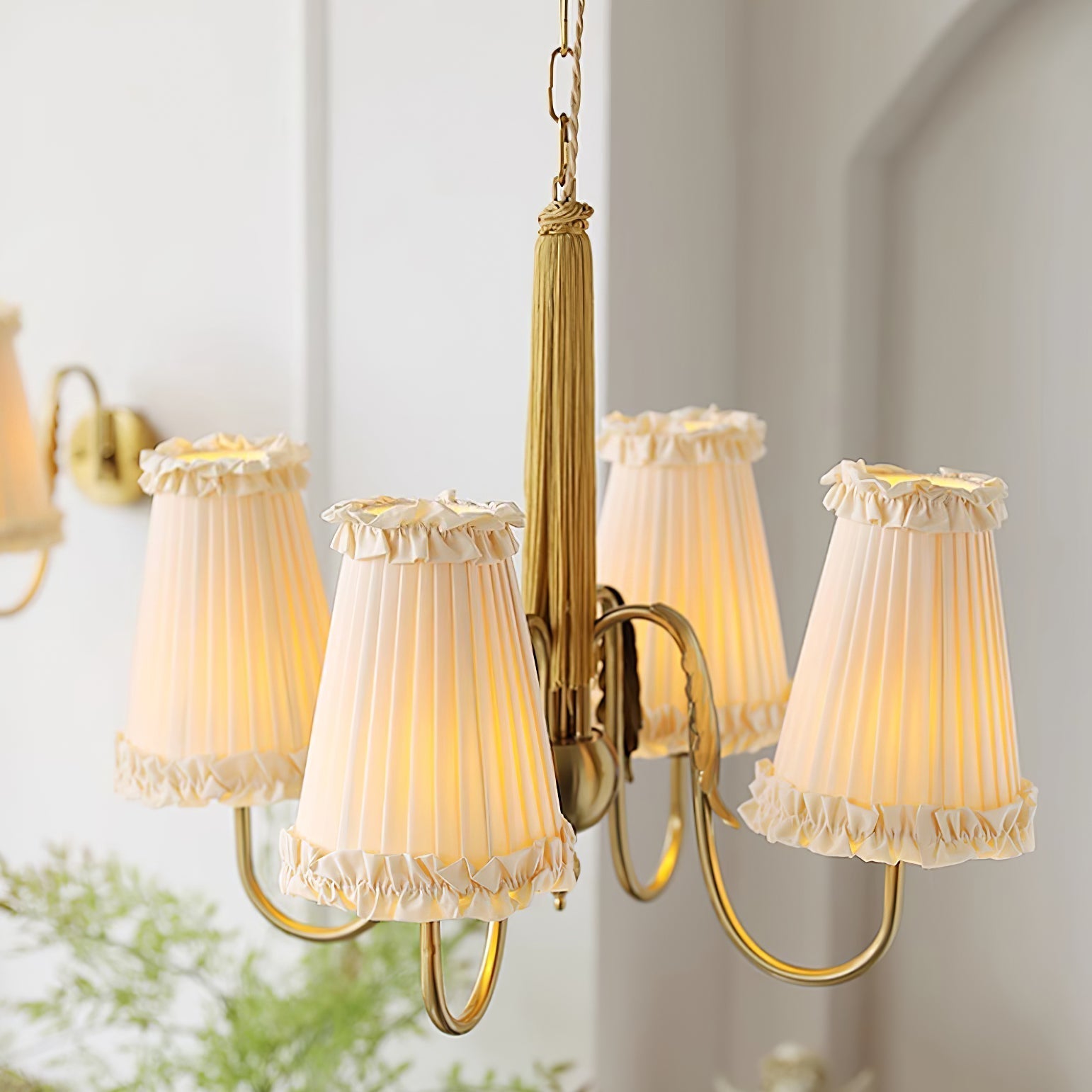 Freyza | Ervaren Vintage Postmodern Fabric Chandelier – Modern Dining Room Living Room