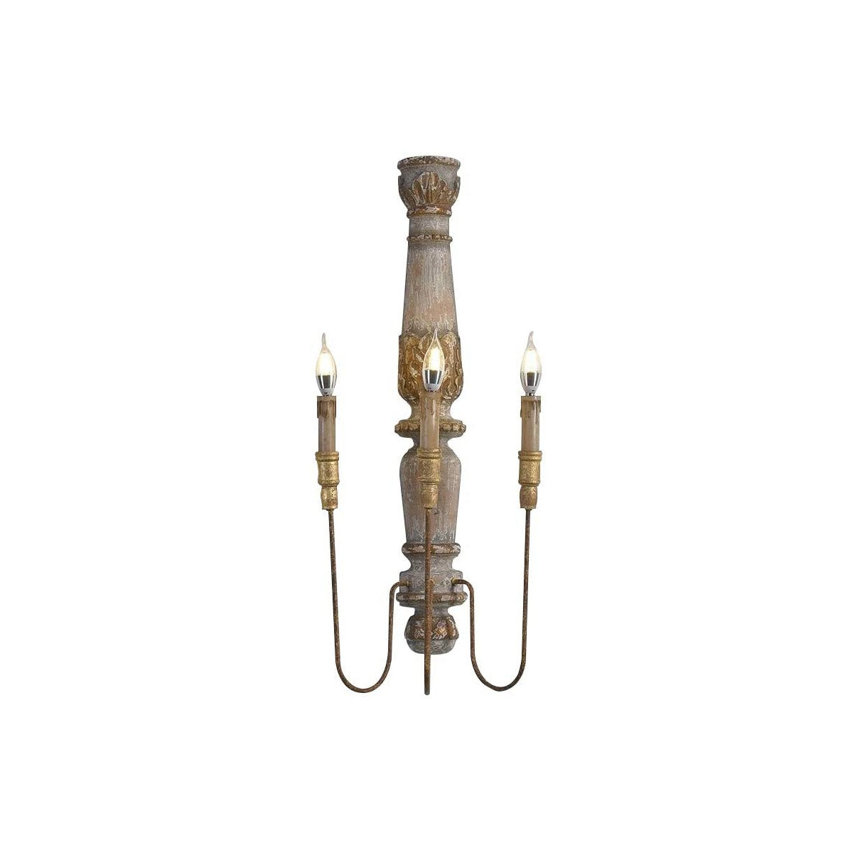 Freyza | Vevenir Vintage Industrial Wood Wall Light – Industrial Bedroom Hallway