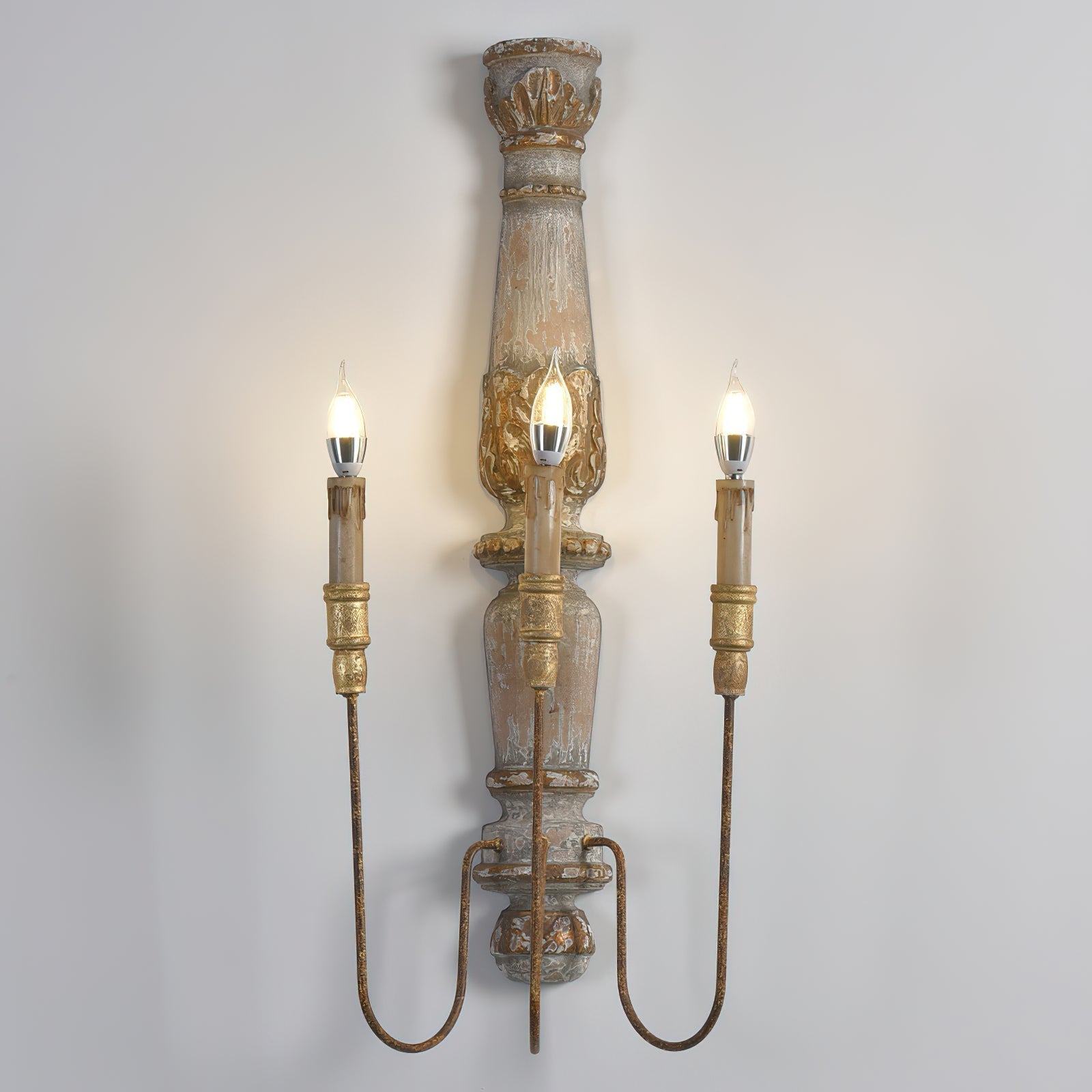 Freyza | Vevenir Vintage Industrial Wood Wall Light – Industrial Bedroom Hallway