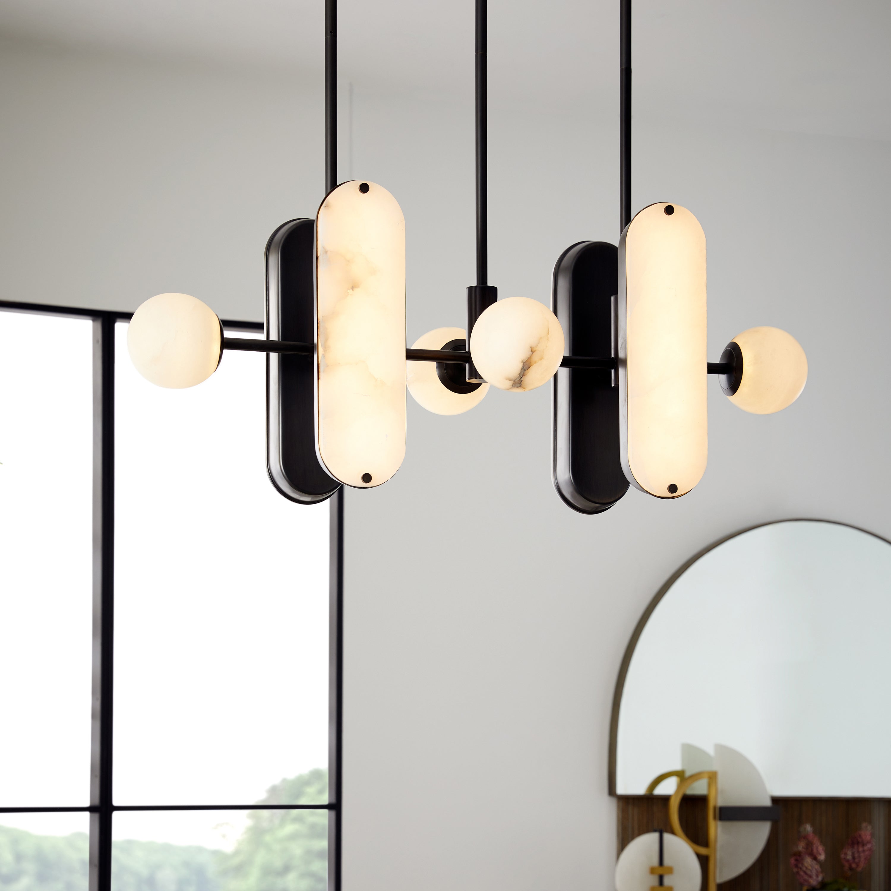Freyza | Orshaisra Alabaster Pendant Pendant Light – Kitchen Dining Room