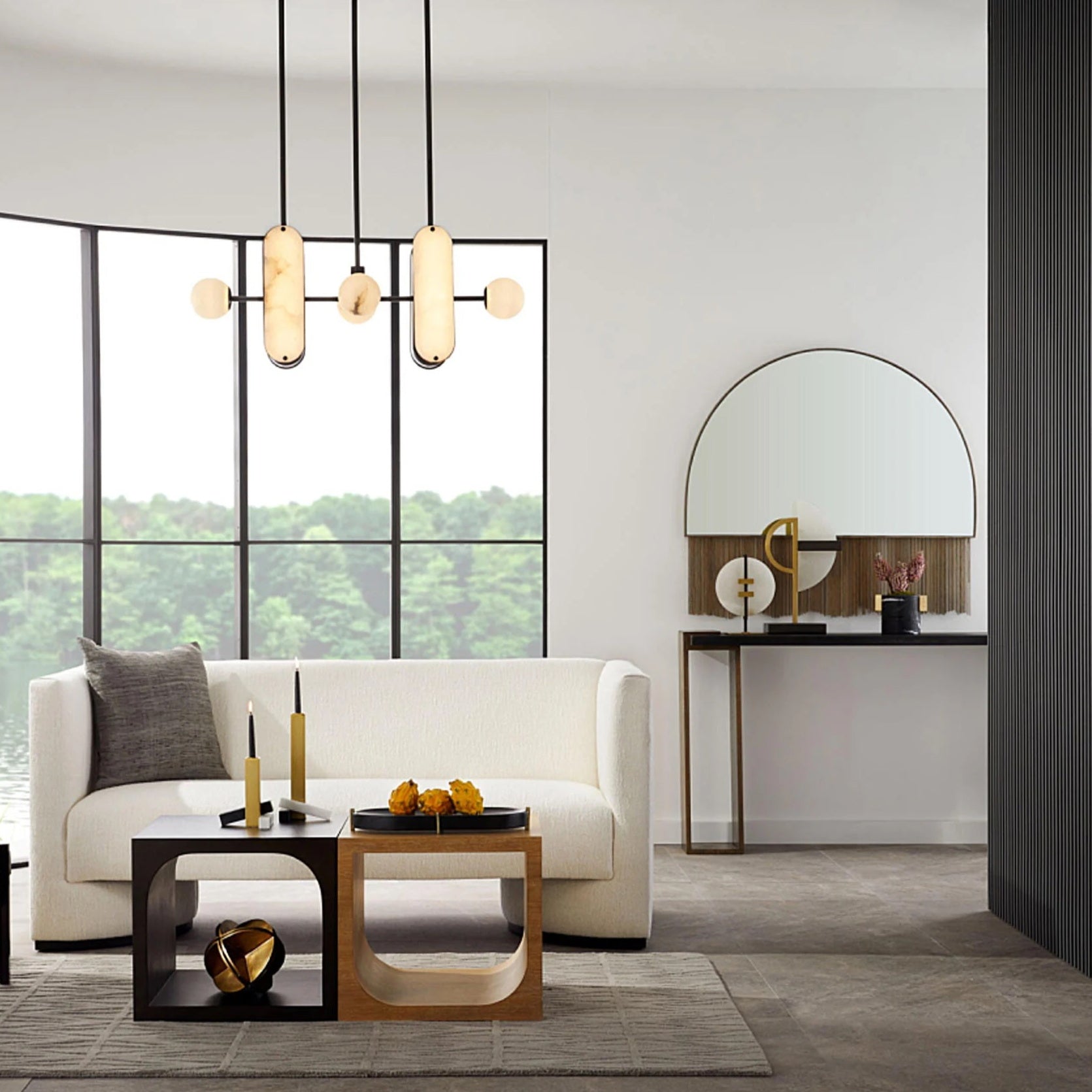 Freyza | Orshaisra Alabaster Pendant Pendant Light – Kitchen Dining Room