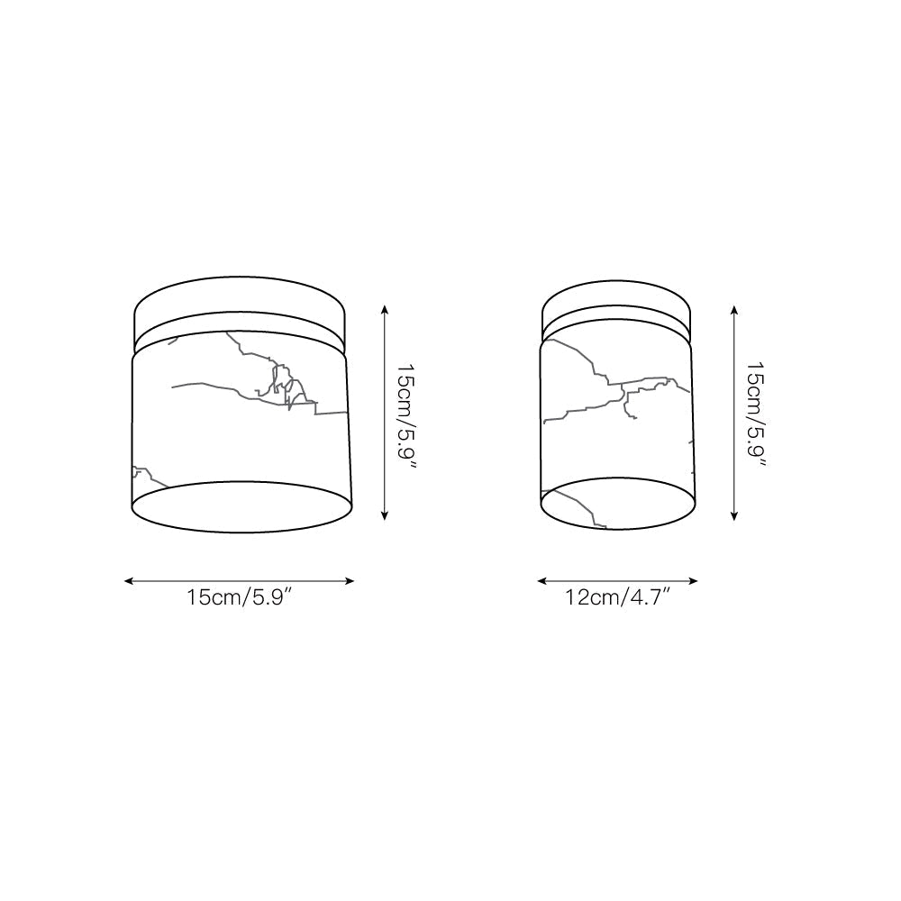 Freyza | Cedoria Alabaster Ceiling Ceiling Light – Bedroom Living Room
