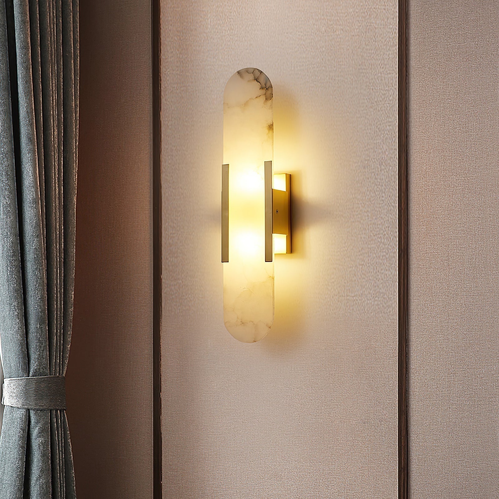 Freyza | Veo Luxury Alabaster Indoor Wall Light – Bedroom Living Room