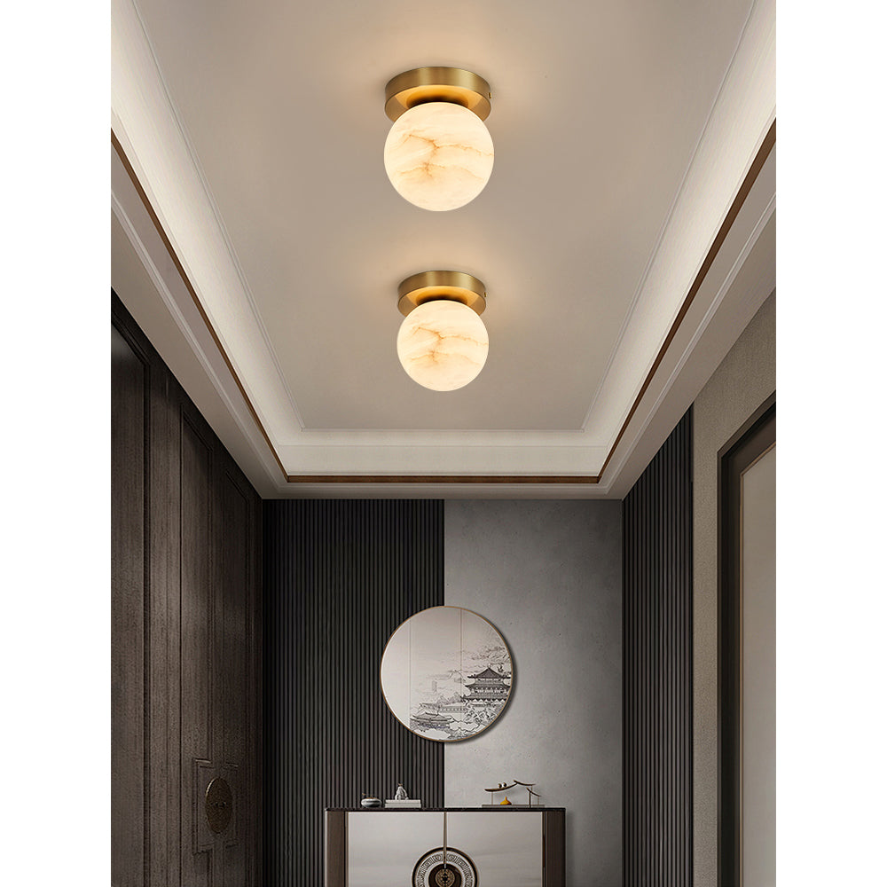 Freyza | Cedoria Alabaster Ceiling Ceiling Light – Bedroom Living Room