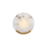 Freyza | Avsolisra Round Alabaster Wall Light – Bedroom Hallway