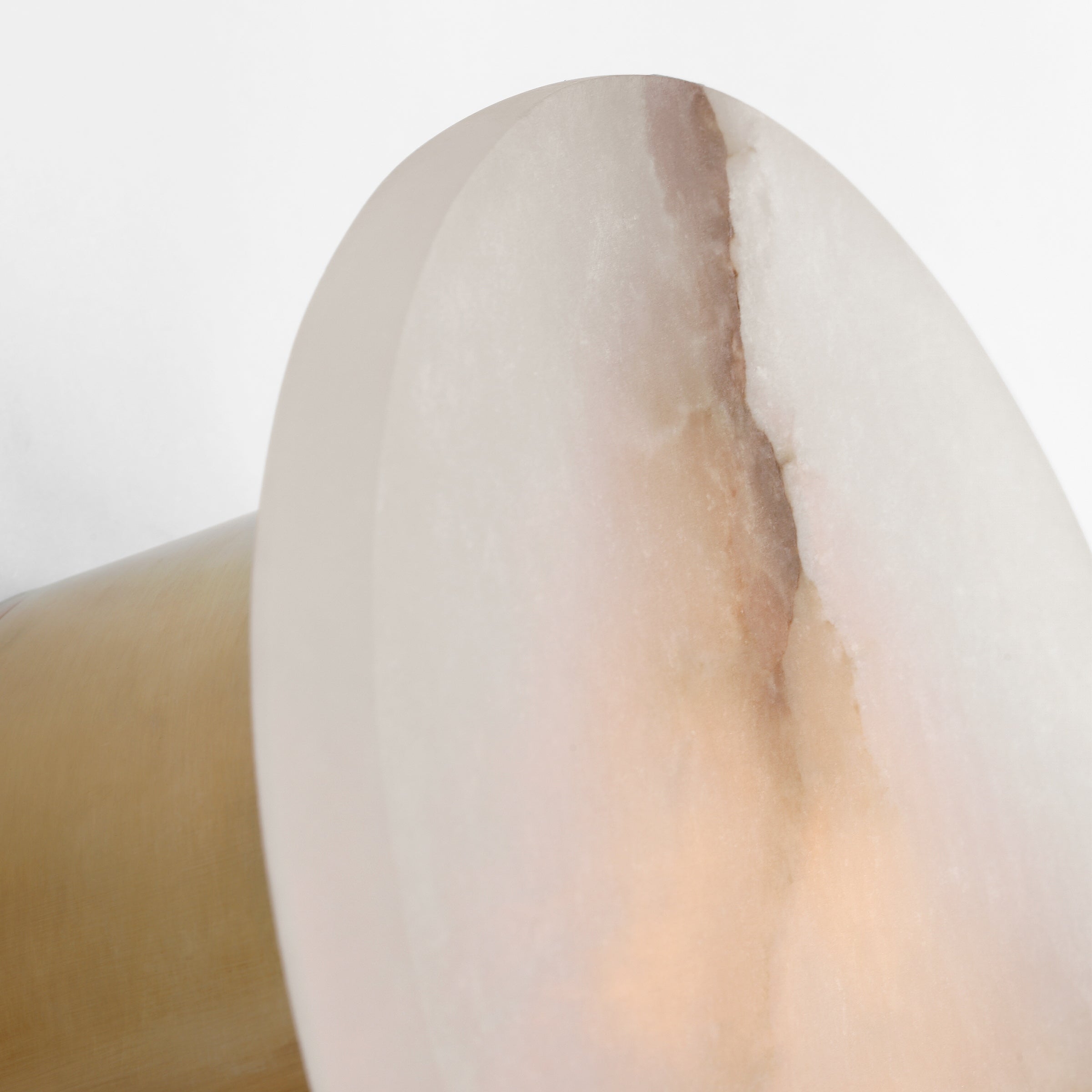 Freyza | Avsolisra Round Alabaster Wall Light – Bedroom Hallway