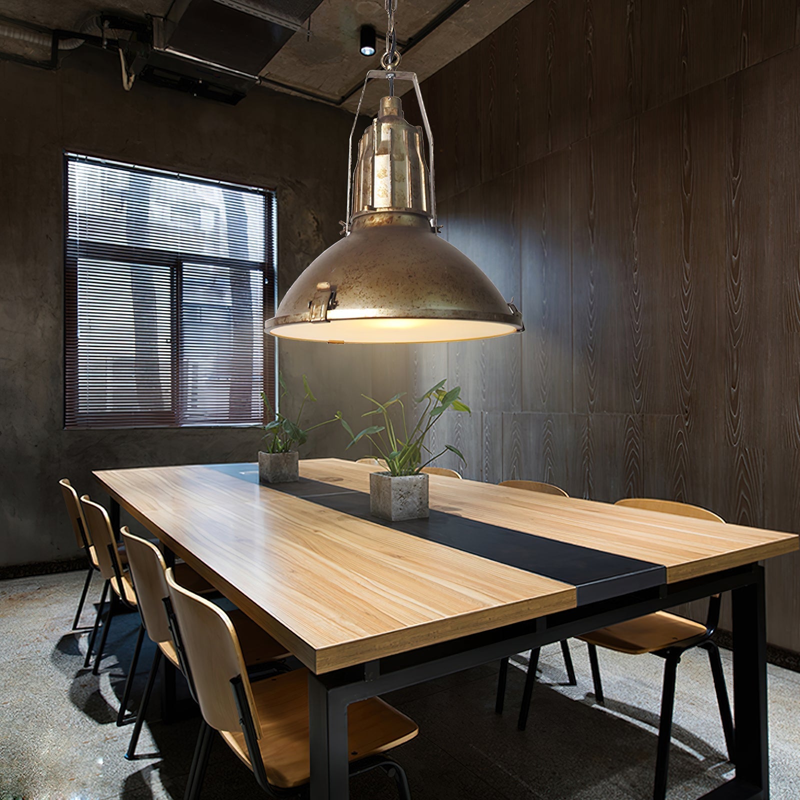 Freyza | Coshae Vintage-Industrielle Glas-Pendelleuchte – Industrielle Küche, Esszimmer