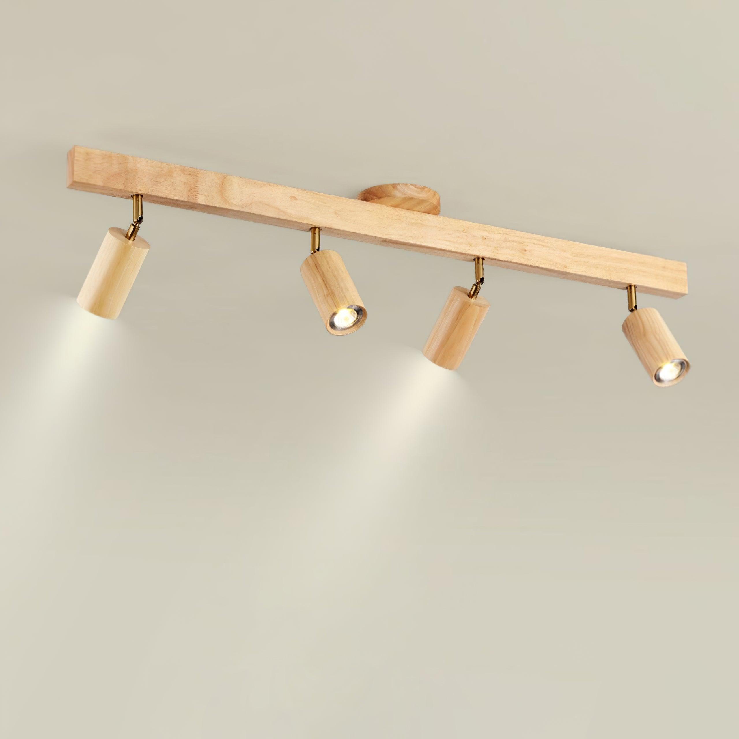Freyza | Plafonnier en bois affleurant – Chambre, couloir, cuisine