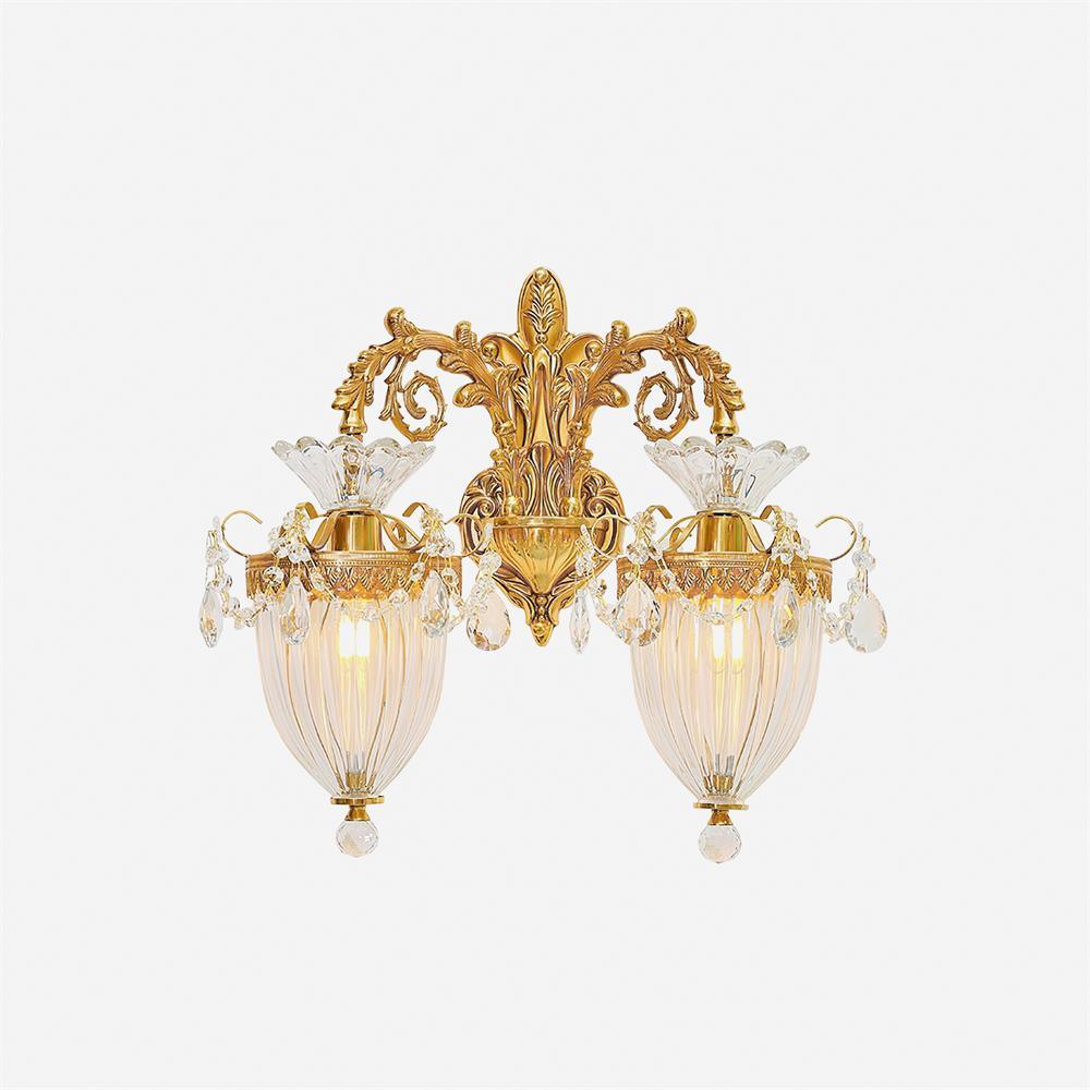 Freyza | Elosia Gold, applique murale intérieure double dorée – chambre et salon