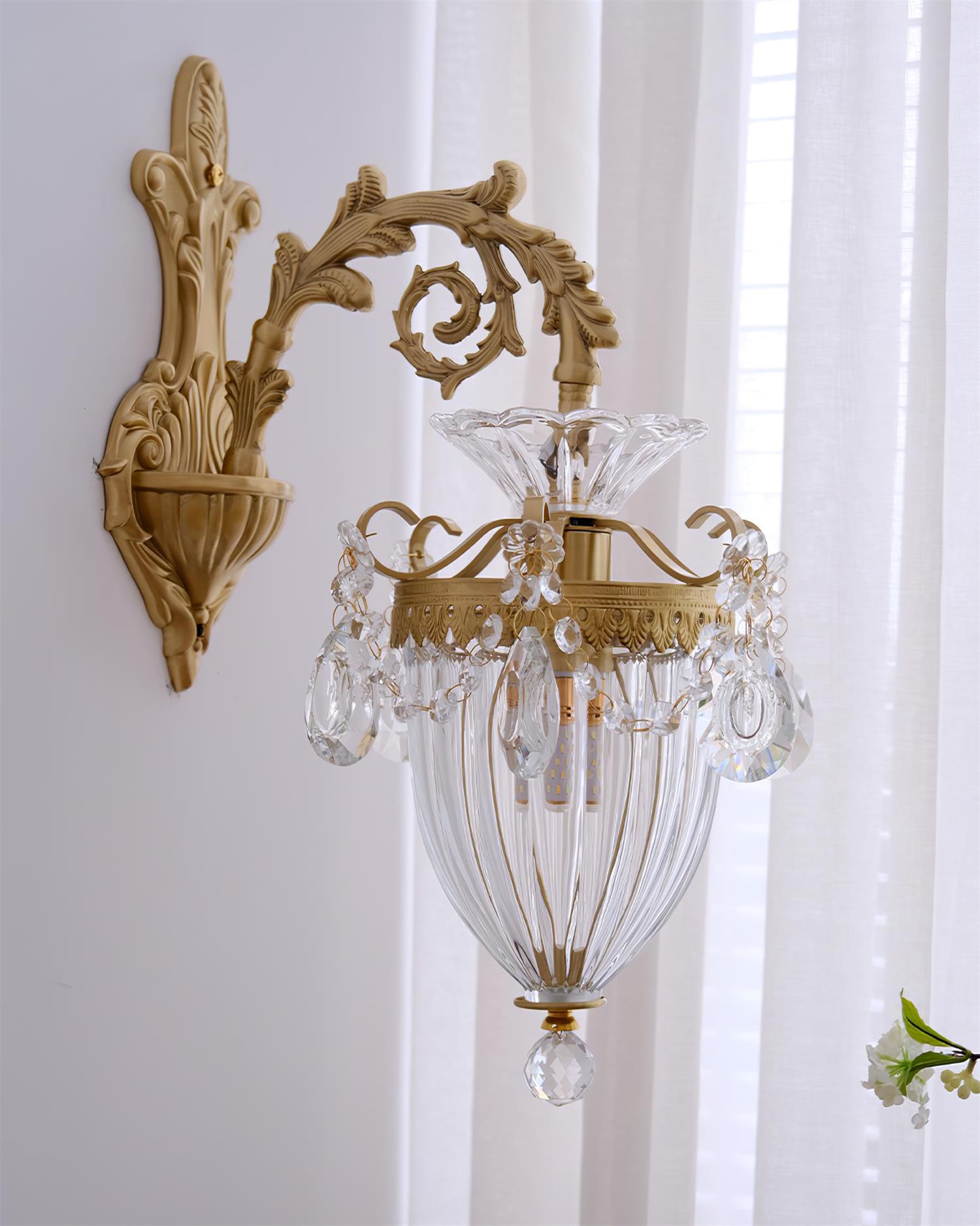 Freyza | Elosia Gold, applique murale intérieure double dorée – chambre et salon