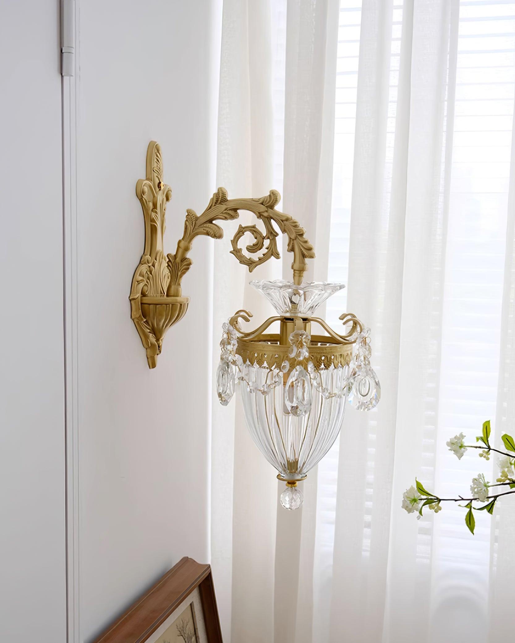 Freyza | Elosia Gold, applique murale intérieure double dorée – chambre et salon