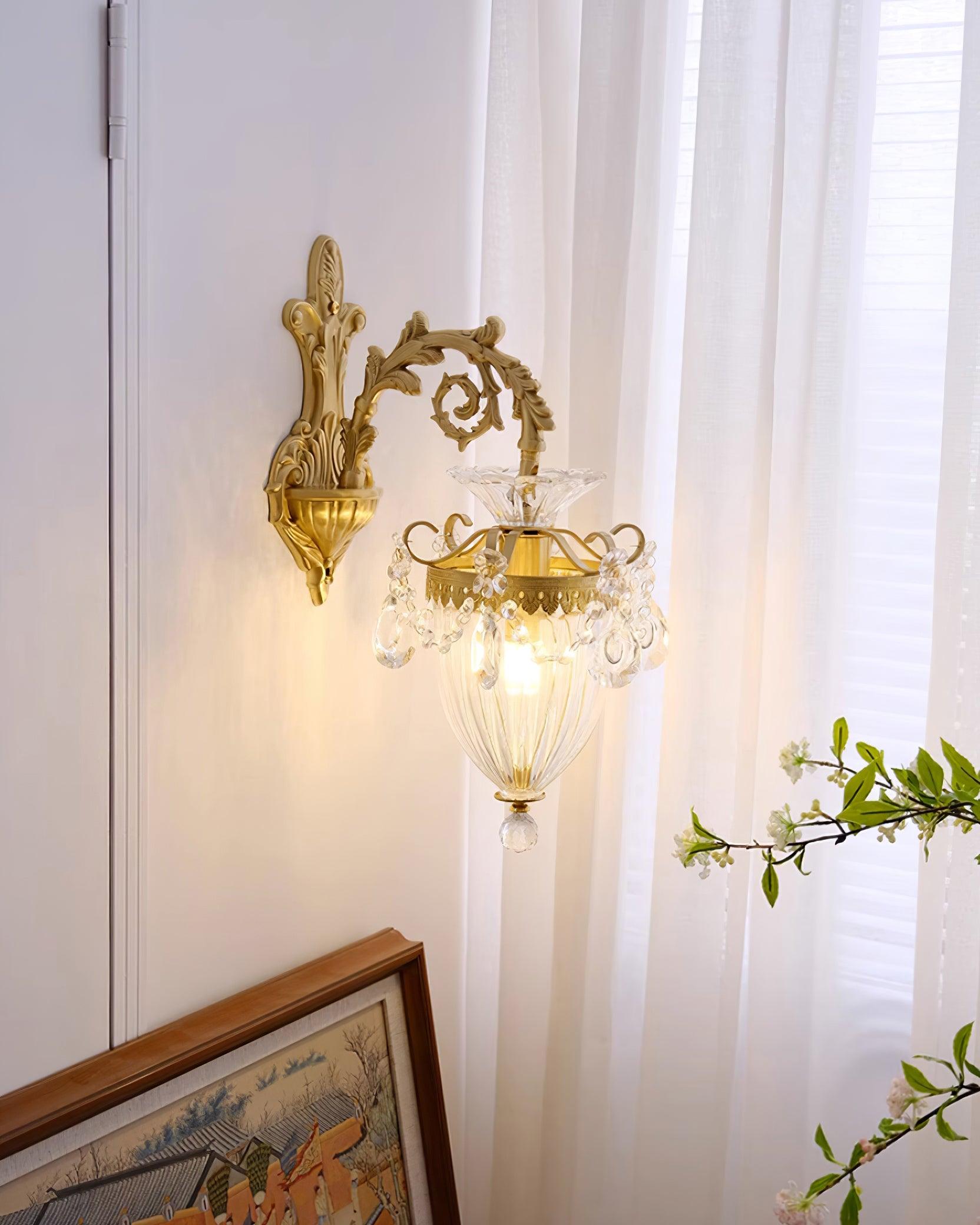 Freyza | Elosia Gold, applique murale intérieure double dorée – chambre et salon