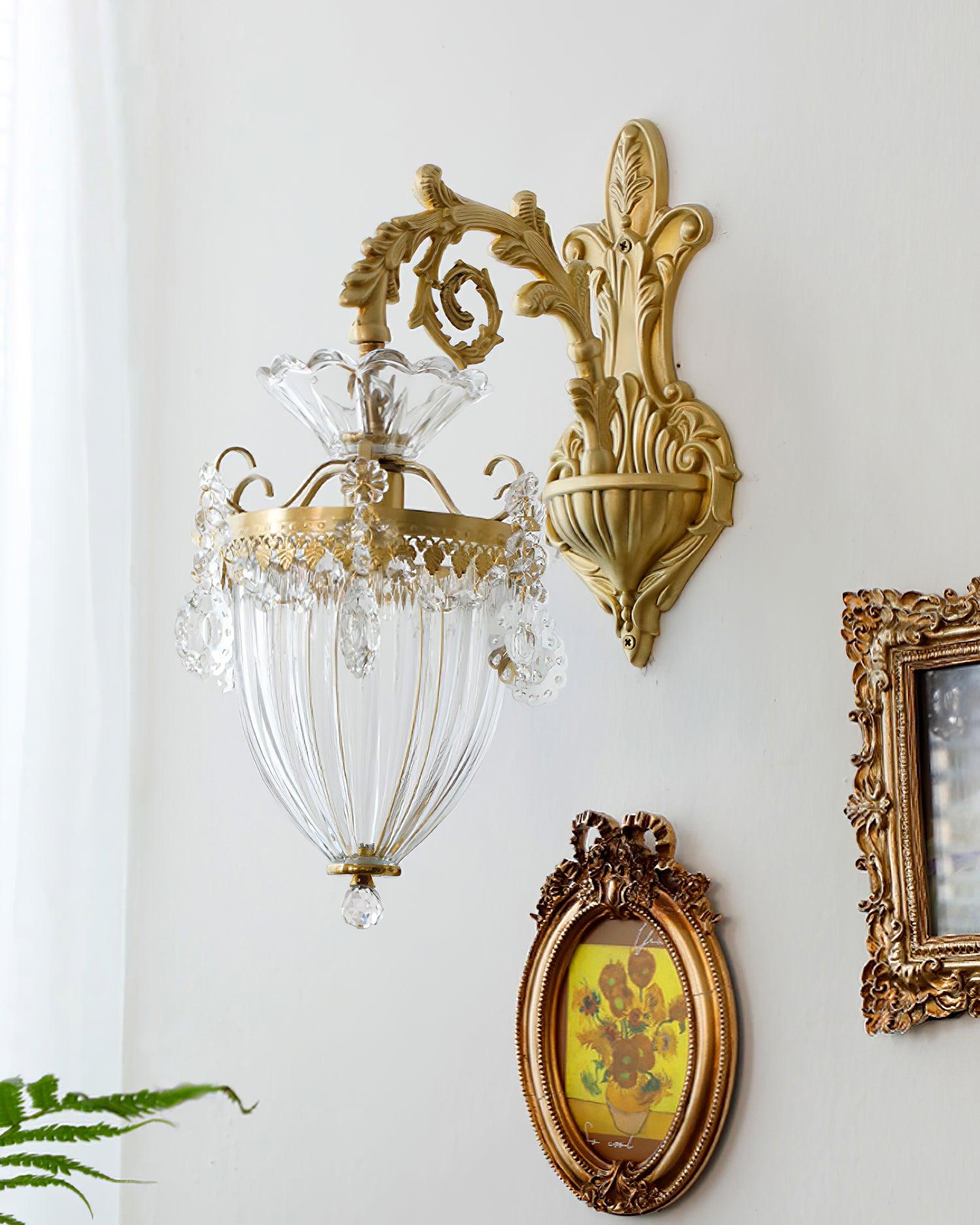 Freyza | Elosia Gold, applique murale intérieure double dorée – chambre et salon