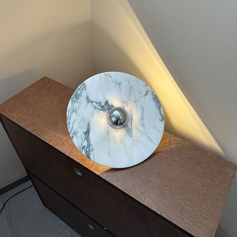 Freyza | Applique murale Alba en chrome et marbre – chambre, couloir