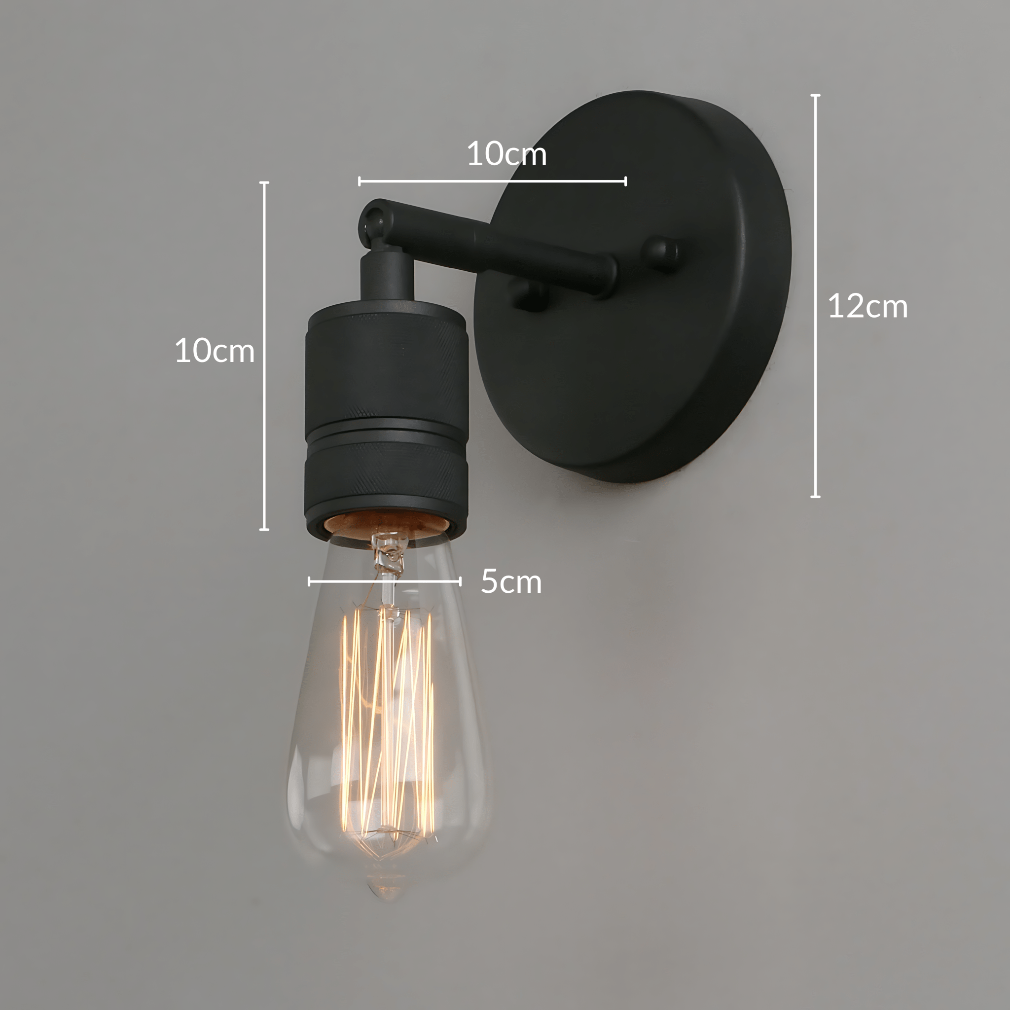 Metallux | Sleek Industrial Metal Wall Light Fixture for Modern Decor 0