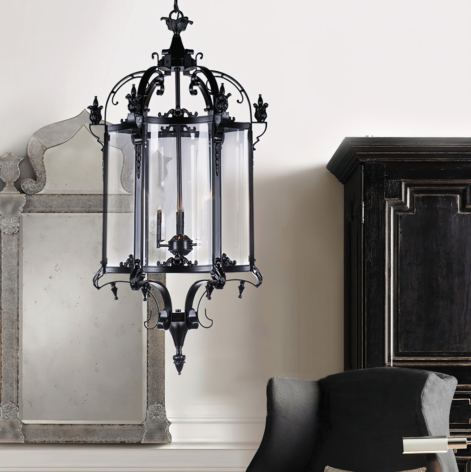 Freyza | Ardorion Vintage Luxury Glass Chandelier – Vintage Dining Room Living Room
