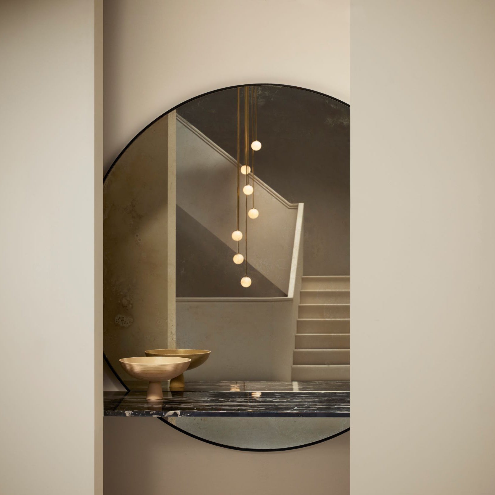 Freyza | Nyrinis Cluster-Messing-Glas-Kronleuchter – Esszimmer Wohnzimmer
