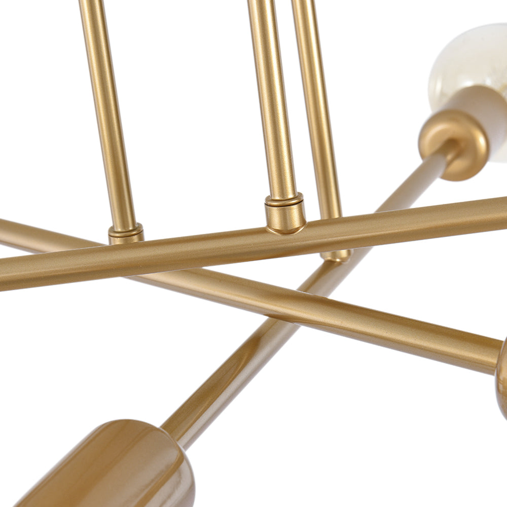 Freyza | Vallin Modern Brass Brass Ceiling Light – Modern Bedroom Living Room