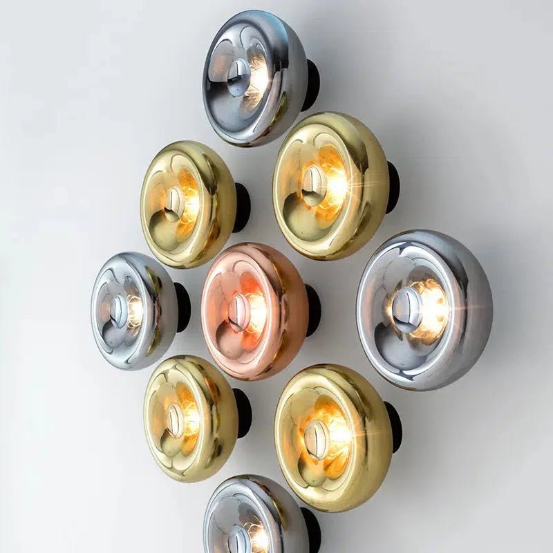 MidnightGlow | Striking Modern Metal Glass Wall Light Fixture 1