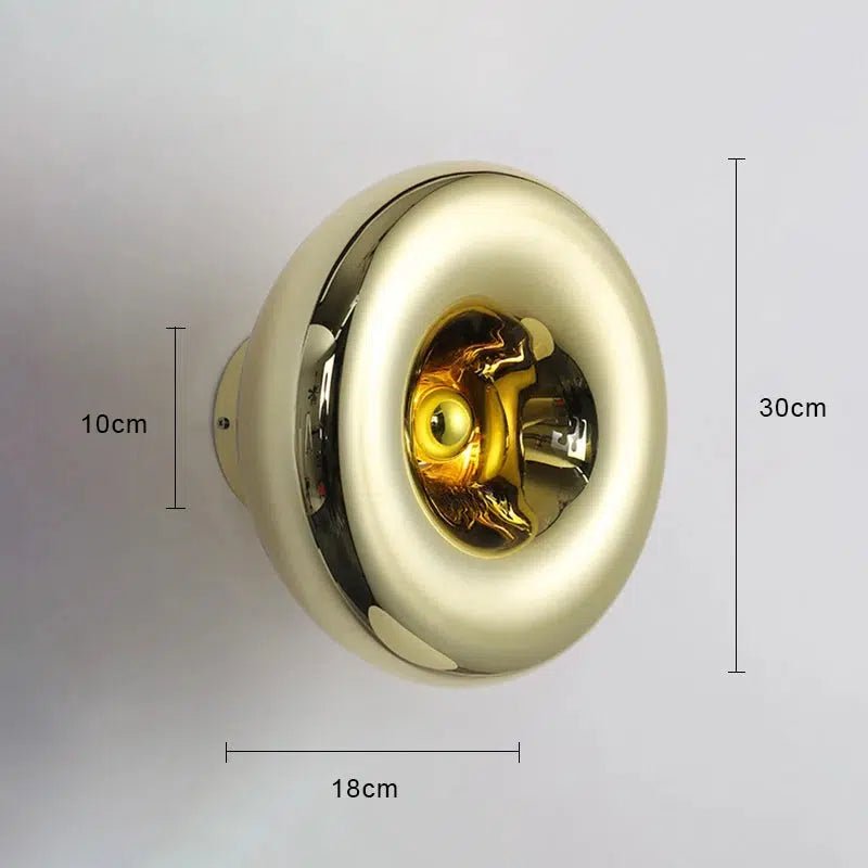 MidnightGlow | Striking Modern Metal Glass Wall Light Fixture 11