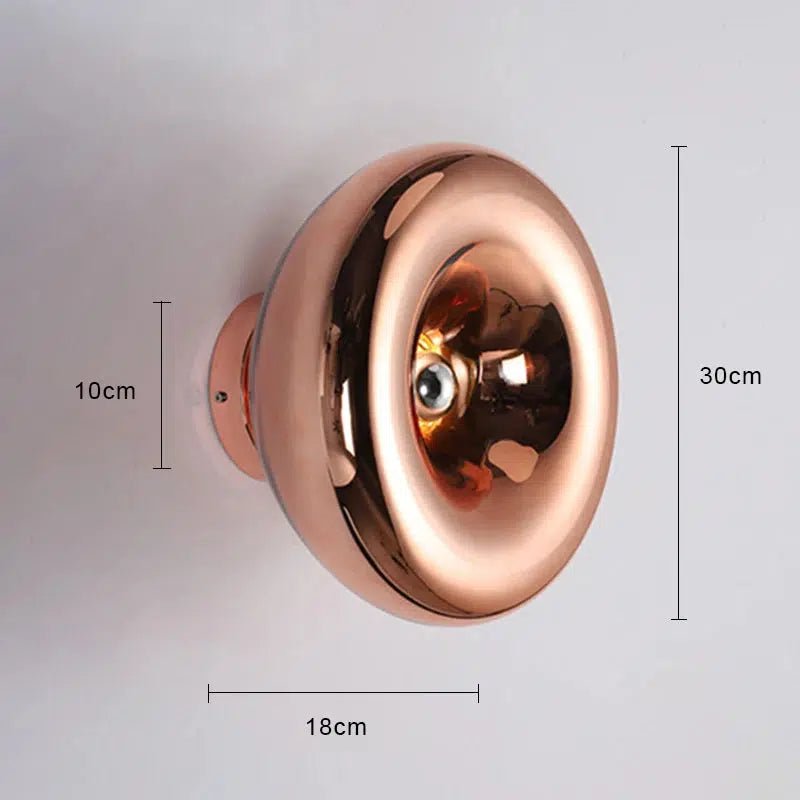 MidnightGlow | Striking Modern Metal Glass Wall Light Fixture 9