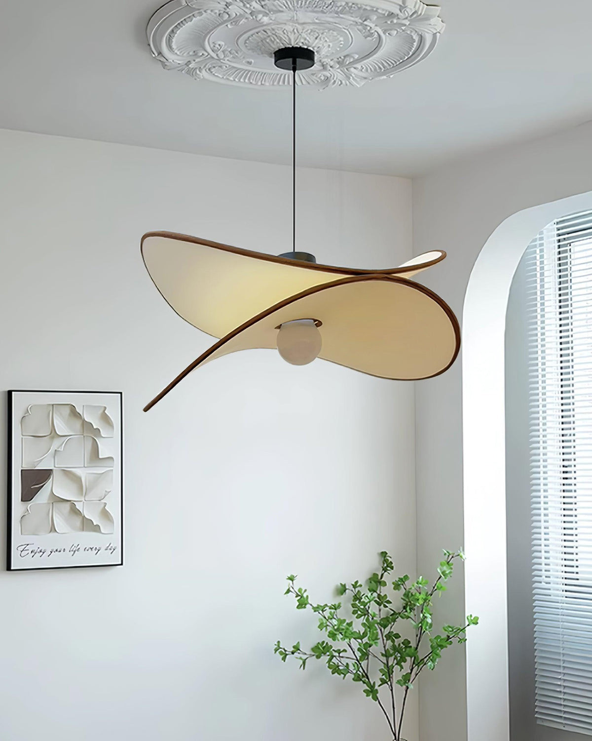 Freyza | Kreative Kunststoff-Pendelleuchte Cicaros – Küche, Esszimmer
