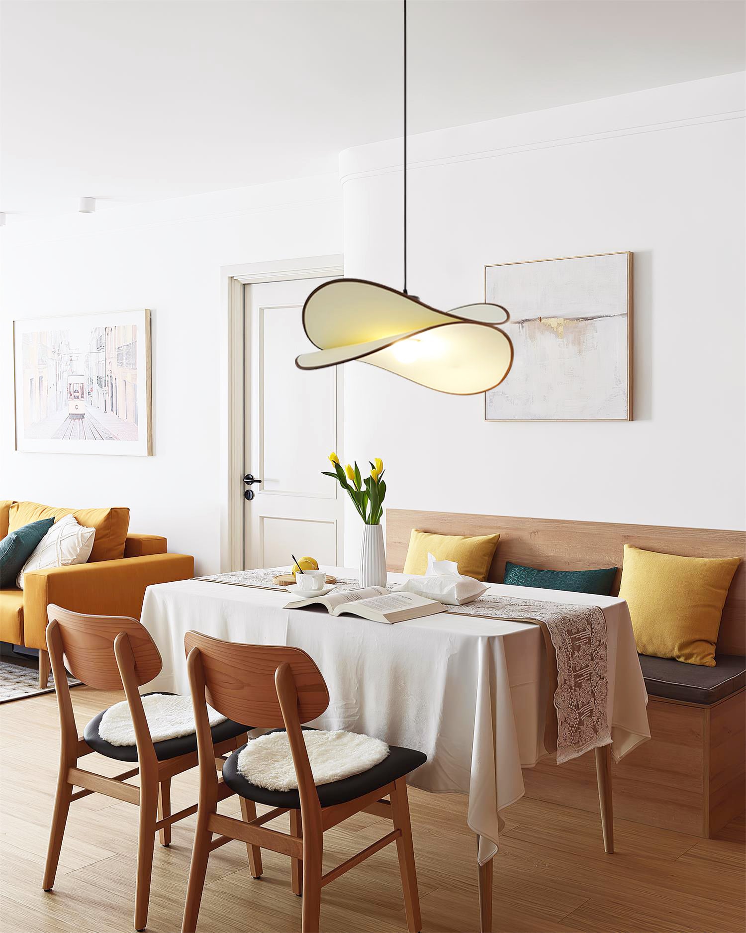 Freyza | Kreative Kunststoff-Pendelleuchte Cicaros – Küche, Esszimmer