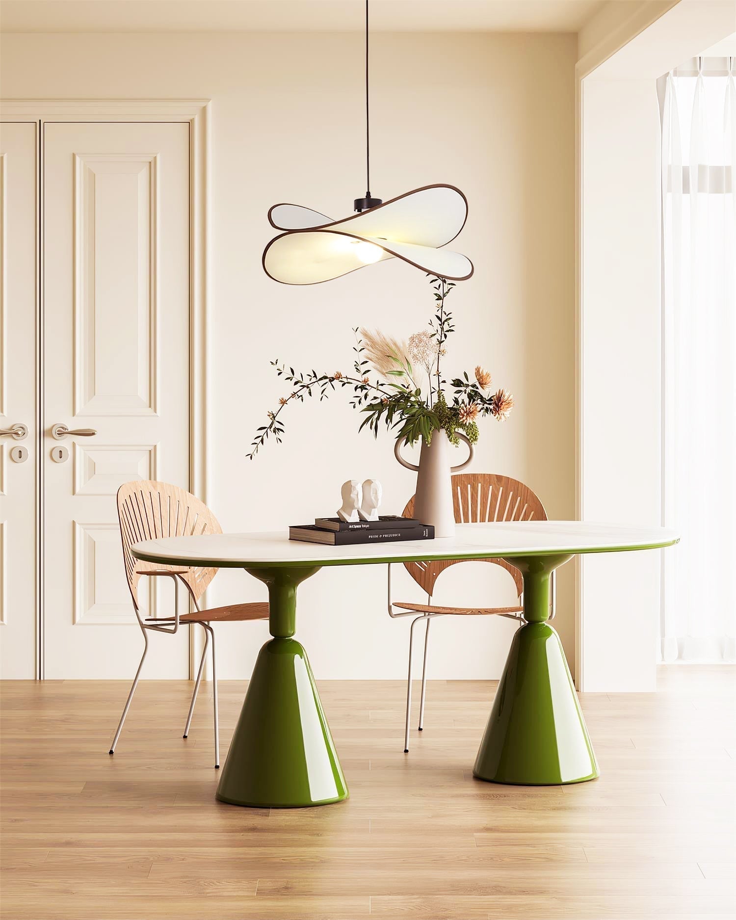Freyza | Kreative Kunststoff-Pendelleuchte Cicaros – Küche, Esszimmer