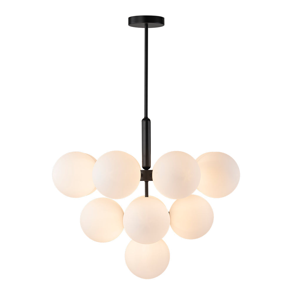 Freyza | Eloria moderner Glas-Kronleuchter – modernes Esszimmer, Wohnzimmer