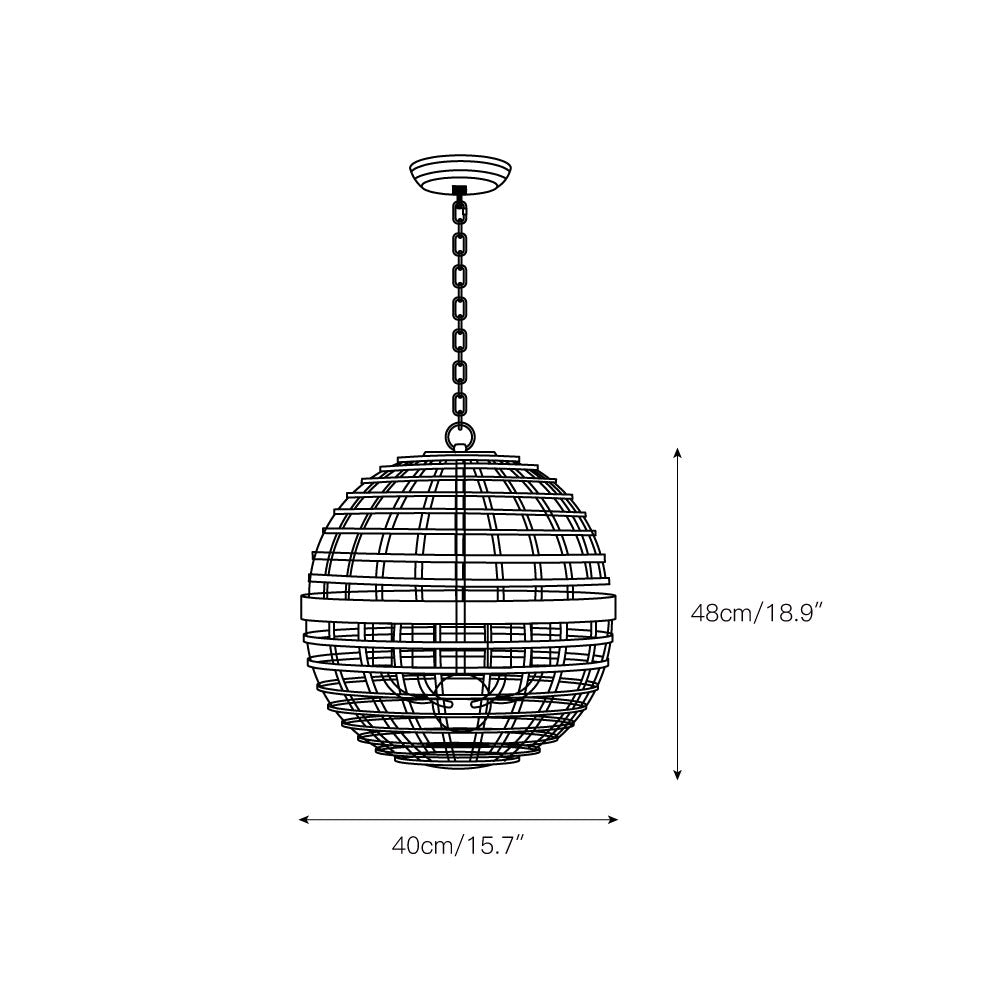 Freyza | Virinia Globe Pendant Pendant Light – Kitchen Dining Room