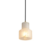 Freyza | Syphae Brass Alabaster Brass Pendant Light – Kitchen Dining Room