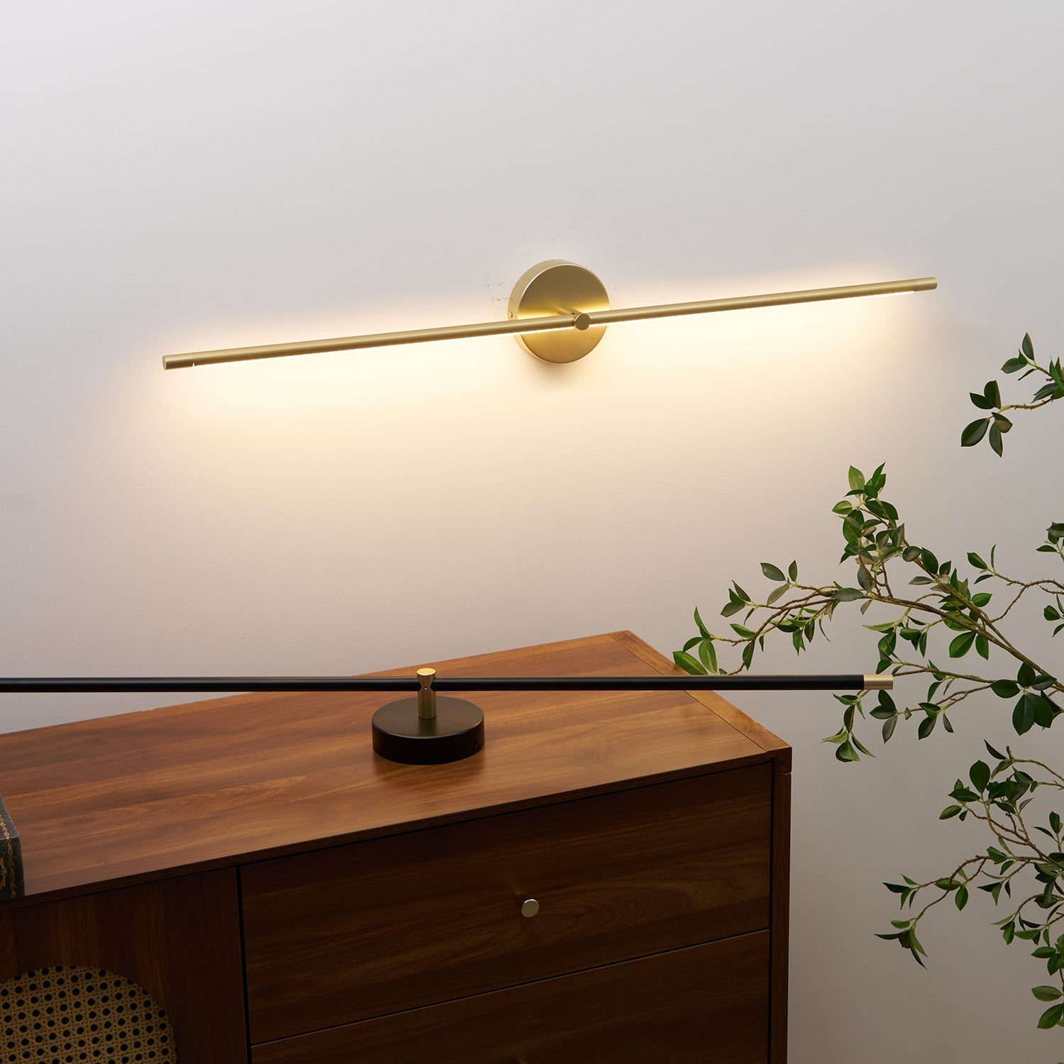 Freyza | Applique murale intérieure linéaire minimaliste – Chambre et salon modernes