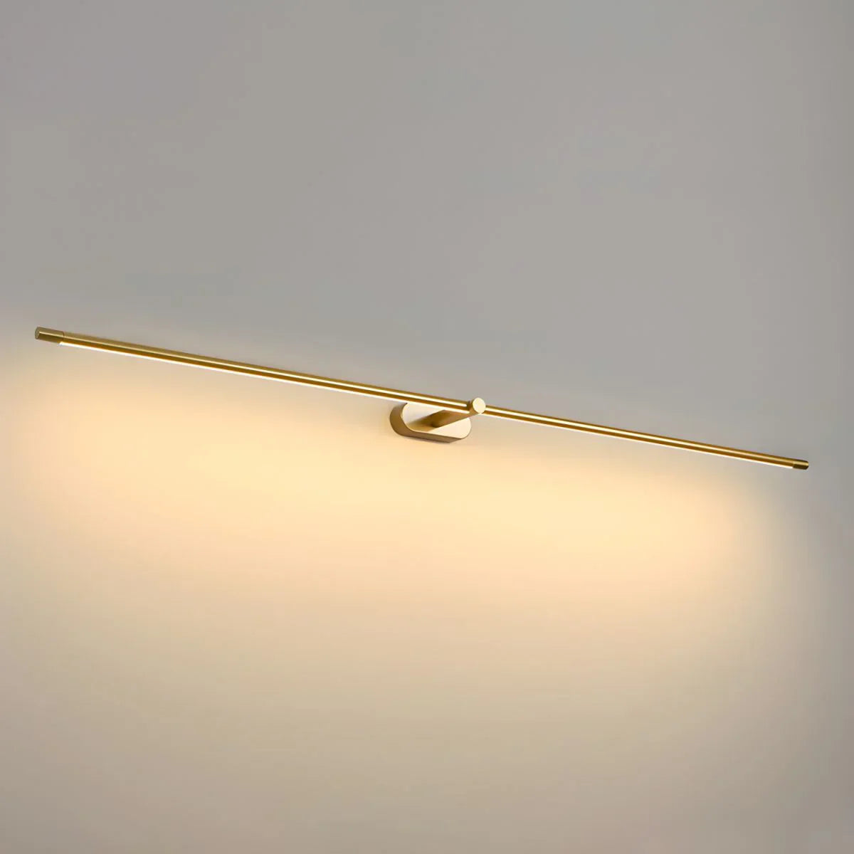 Freyza | Black Gold Bathroom Vanity Light – Minimalist Bathroom Vanity Mirror