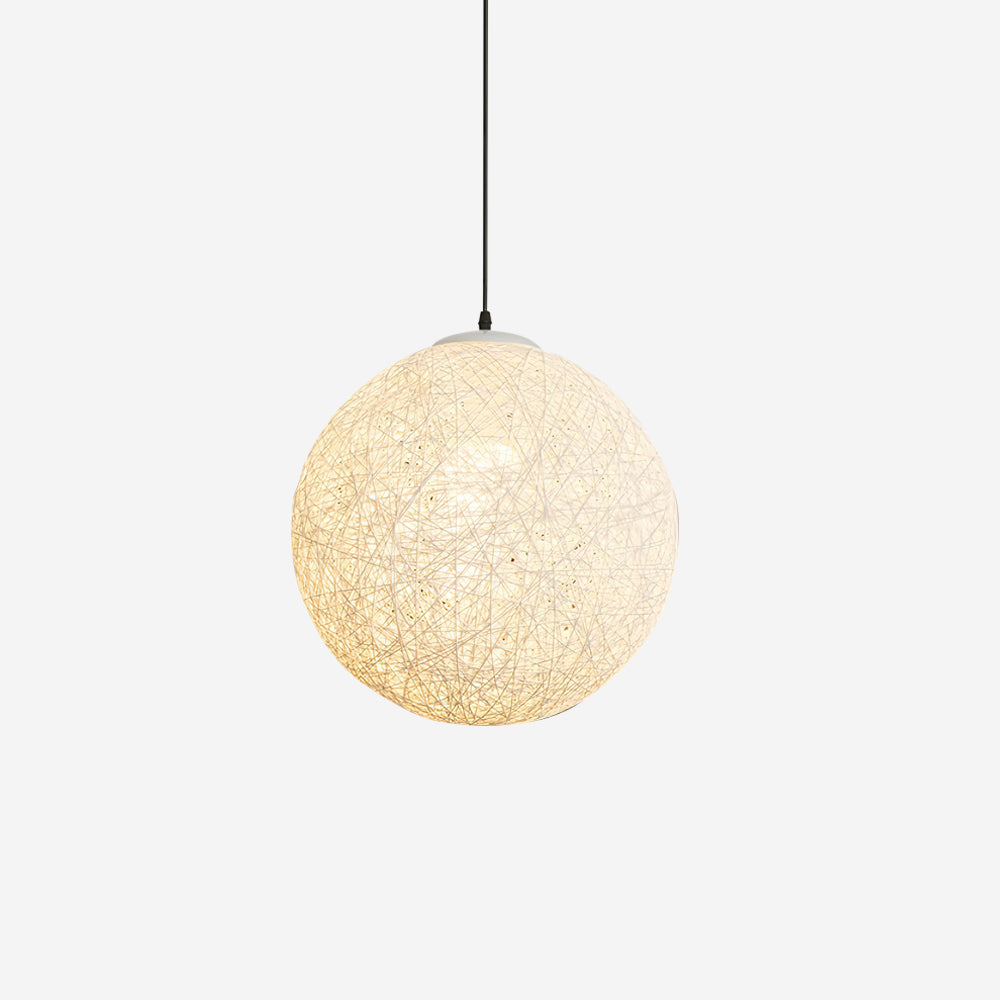 Freyza | Suspension en chanvre et rotin – Lampe suspendue bohème pour cuisine et salle à manger