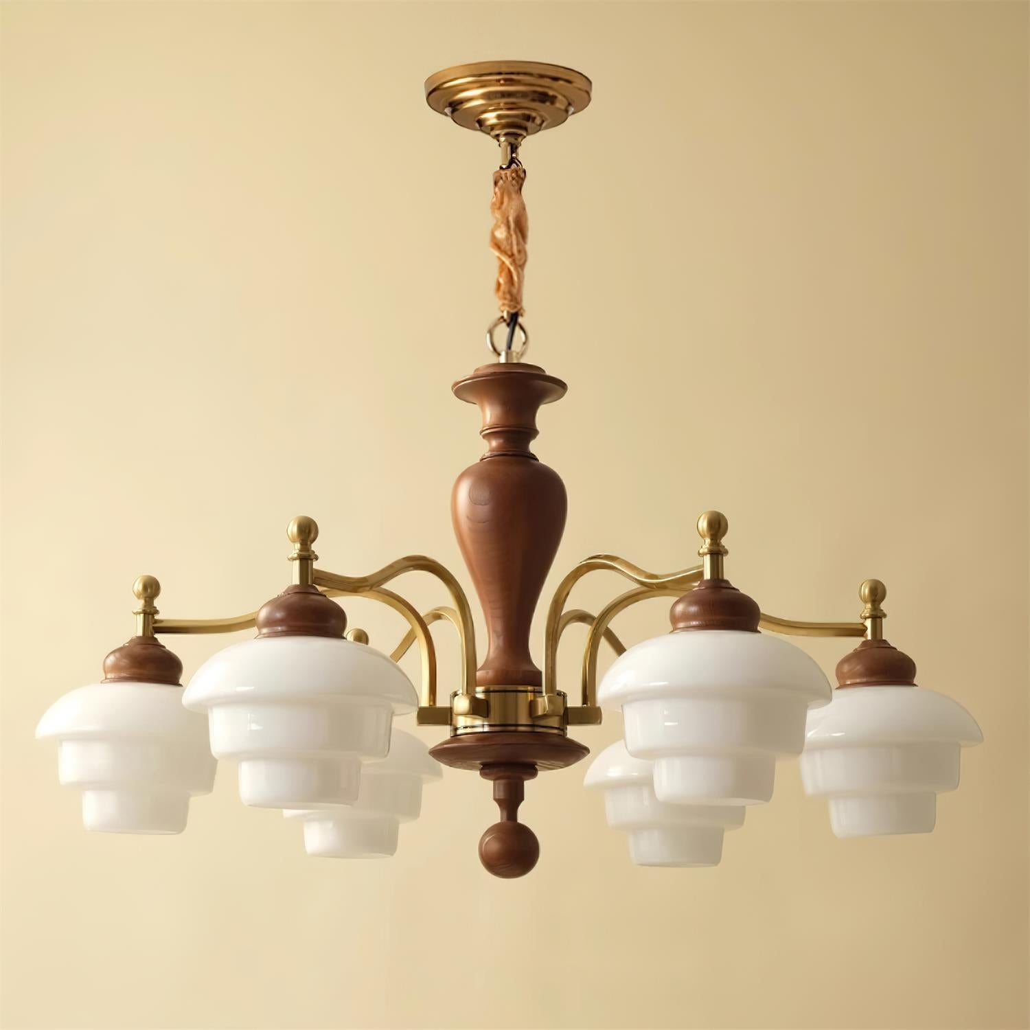 Freyza | Lustre en bois Hovian – Lustre en bois pour salle à manger et salon