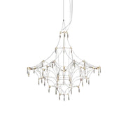Freyza | Lustre en cristal de luxe postmoderne Allaeira – Salle à manger et salon modernes