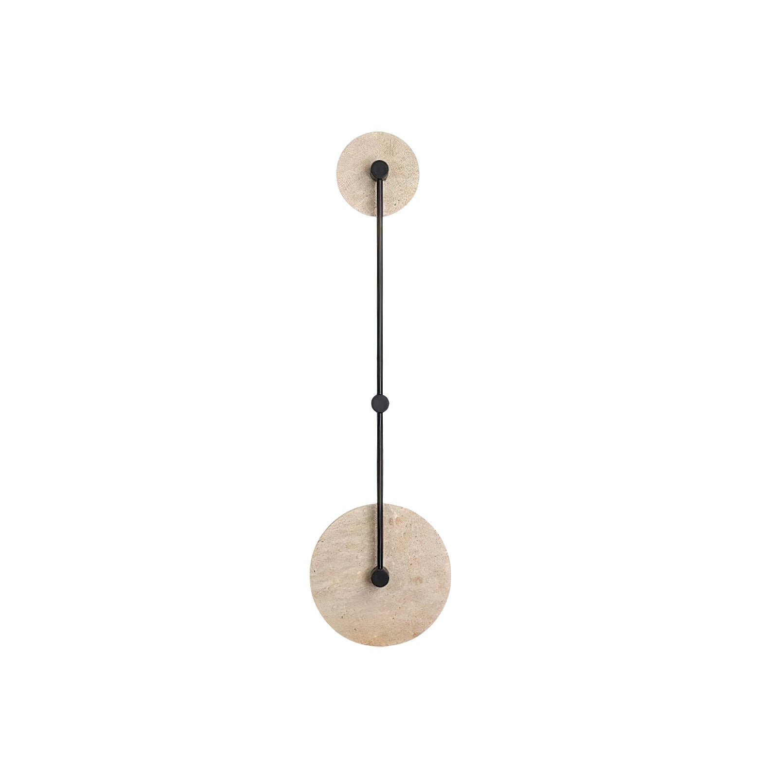 Freyza | Ilvara Beige-Travertin-Wandleuchte – Schlafzimmer, Flur