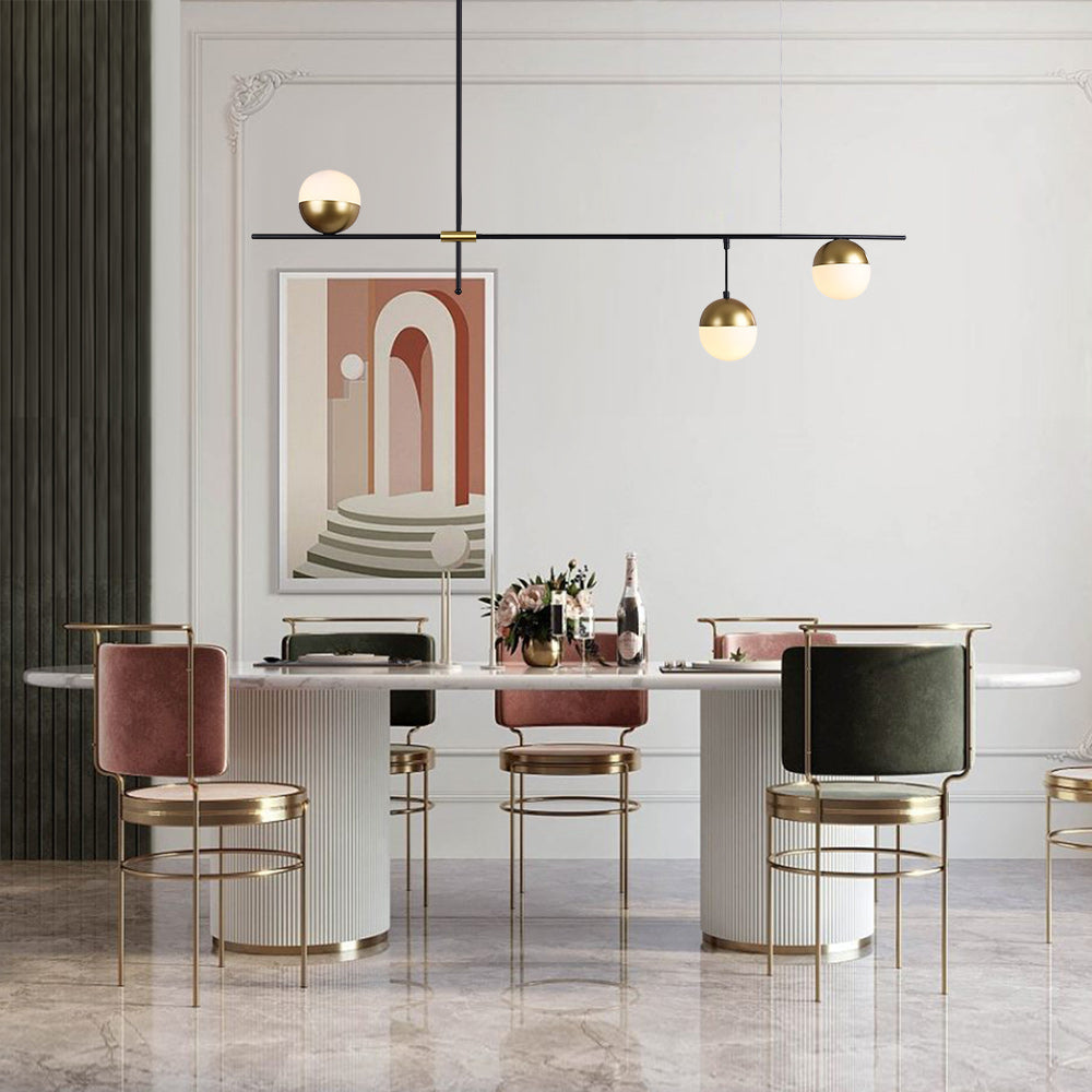 Freyza | Lustre linéaire moderne – Salle à manger et salon modernes