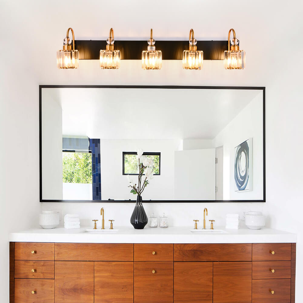 Freyza | Ogon Modern Crystal Crystal Wall Sconce – Modern Living Room Hallway