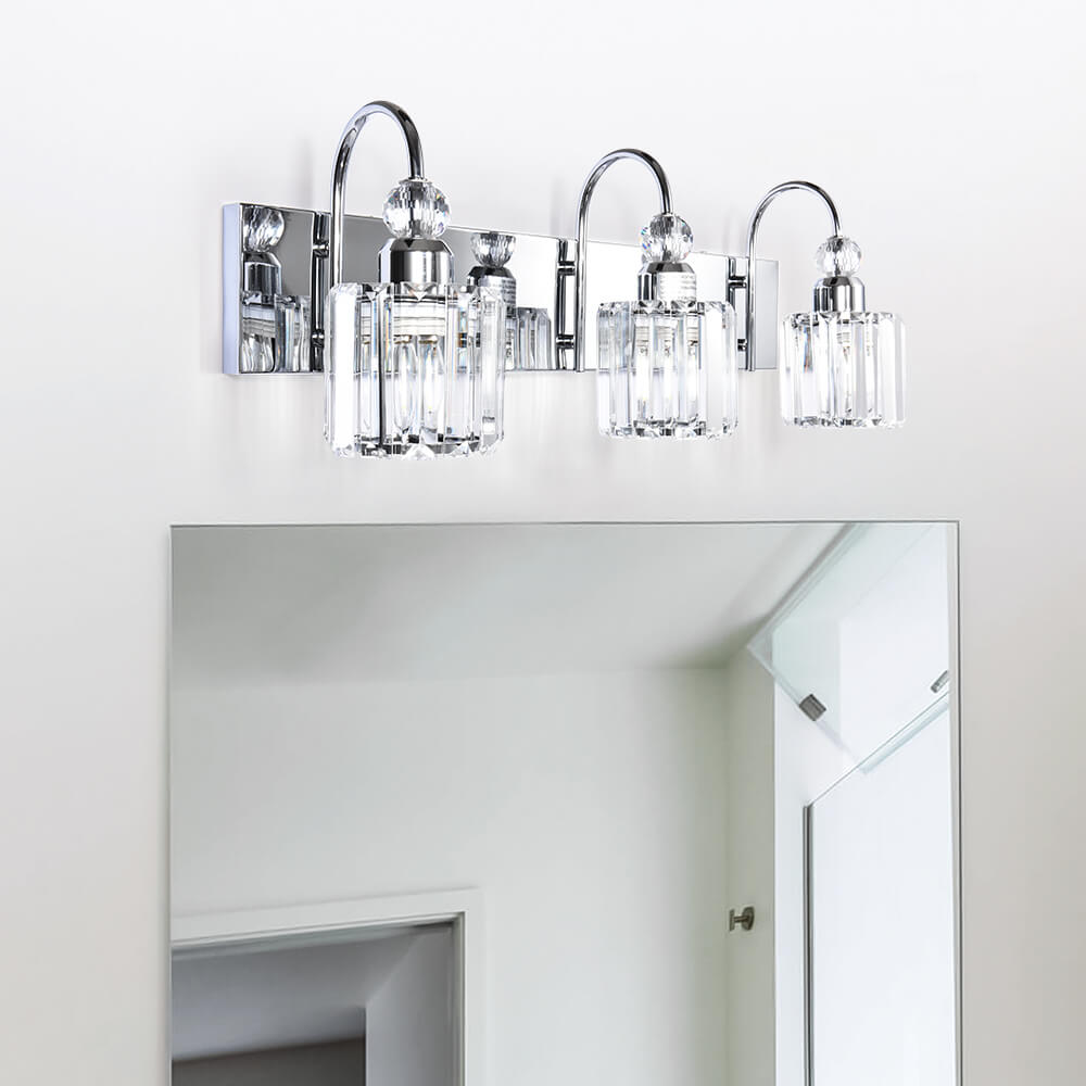 Freyza | Ogon Modern Crystal Crystal Wall Sconce – Modern Living Room Hallway