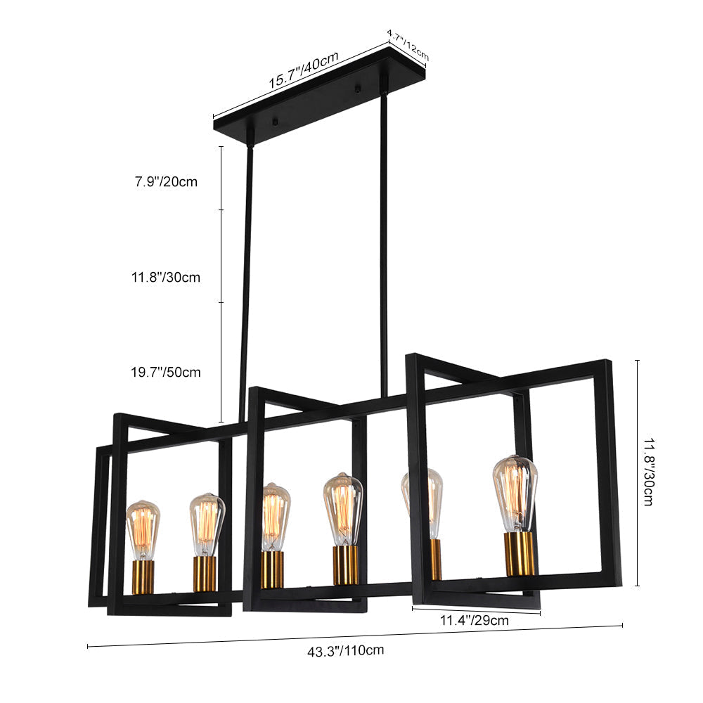 Freyza | Quell Modern Farmhouse Chandelier – Modern Dining Room Living Room