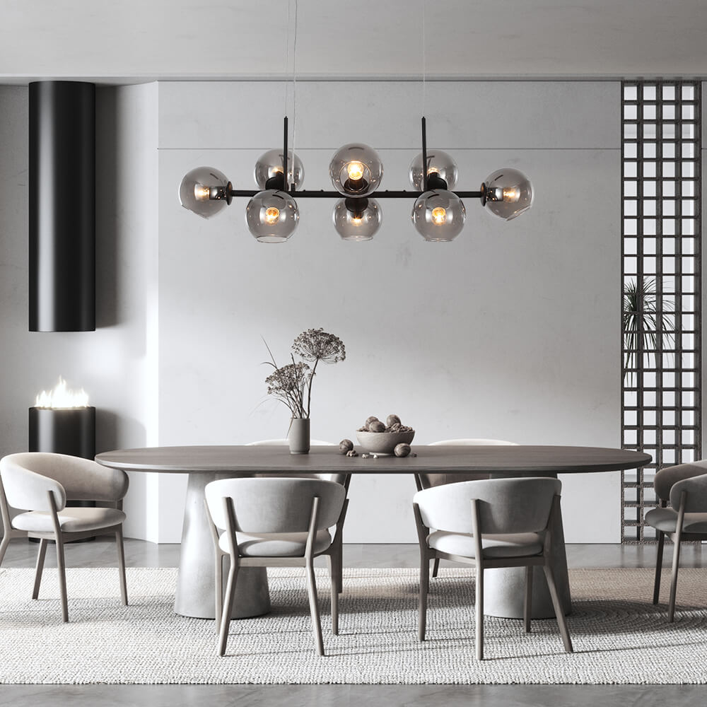 Freyza | Valera Modern Mid-Century Chandelier – Modern Dining Room Living Room