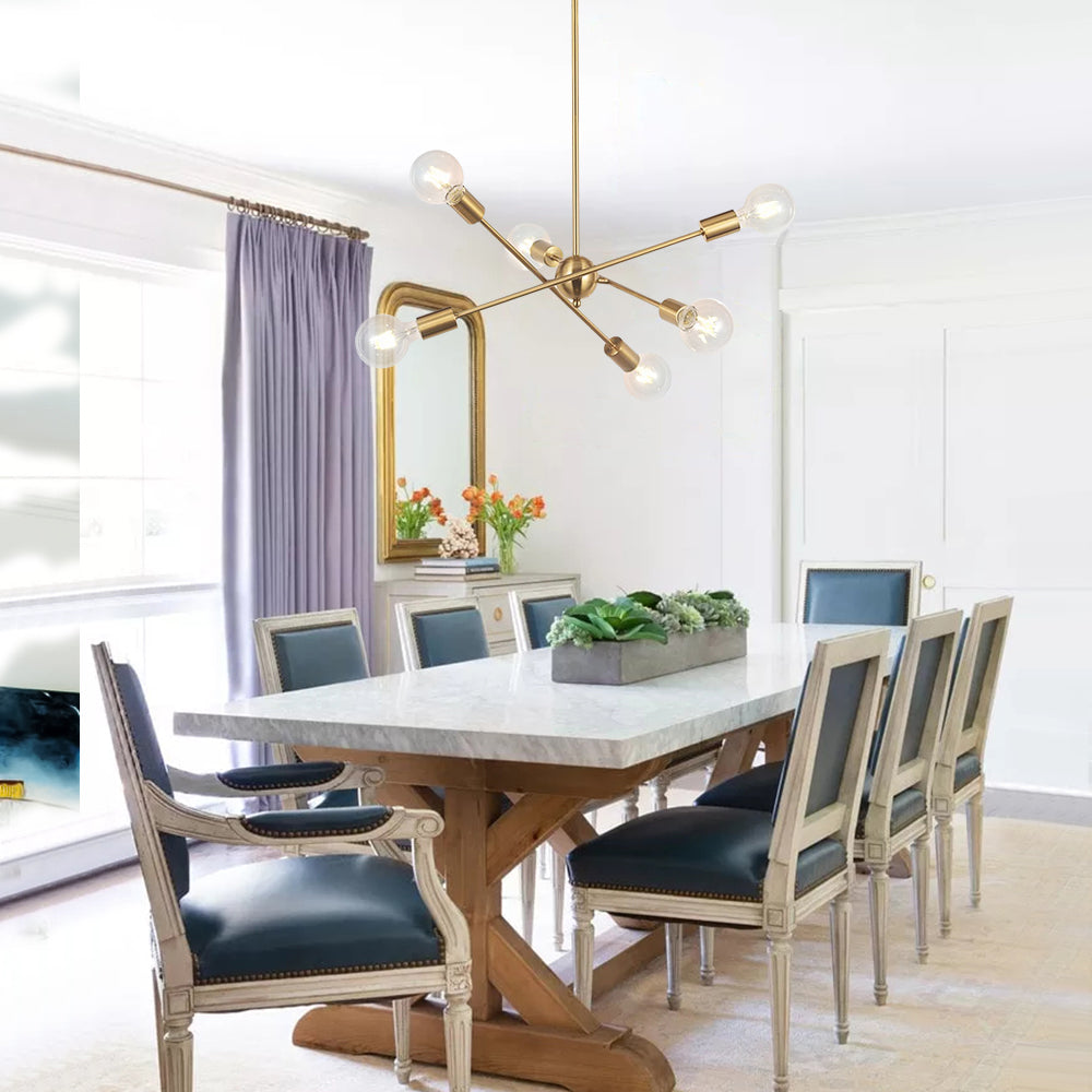 Freyza | Varde Modern Sputnik Chandelier – Modern Dining Room Living Room