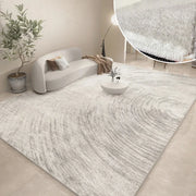 Modern Abstract Plush Carpet | Washable Soft Floor Mat for Cozy Living Room Decor 0