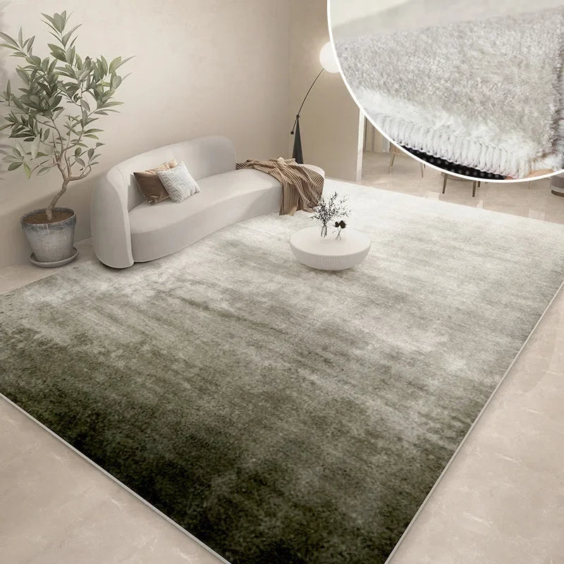 Modern Abstract Plush Carpet | Washable Soft Floor Mat for Cozy Living Room Decor 14
