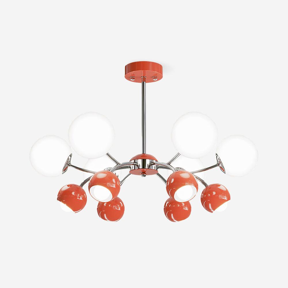 Freyza | Lustre en verre et métal – Lustre minimaliste pour salle à manger et salon