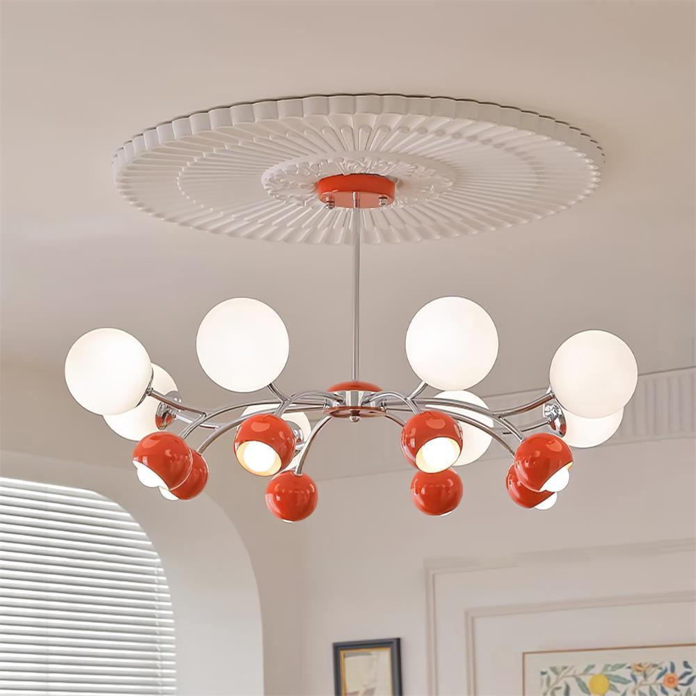 Freyza | Lustre en verre et métal – Lustre minimaliste pour salle à manger et salon