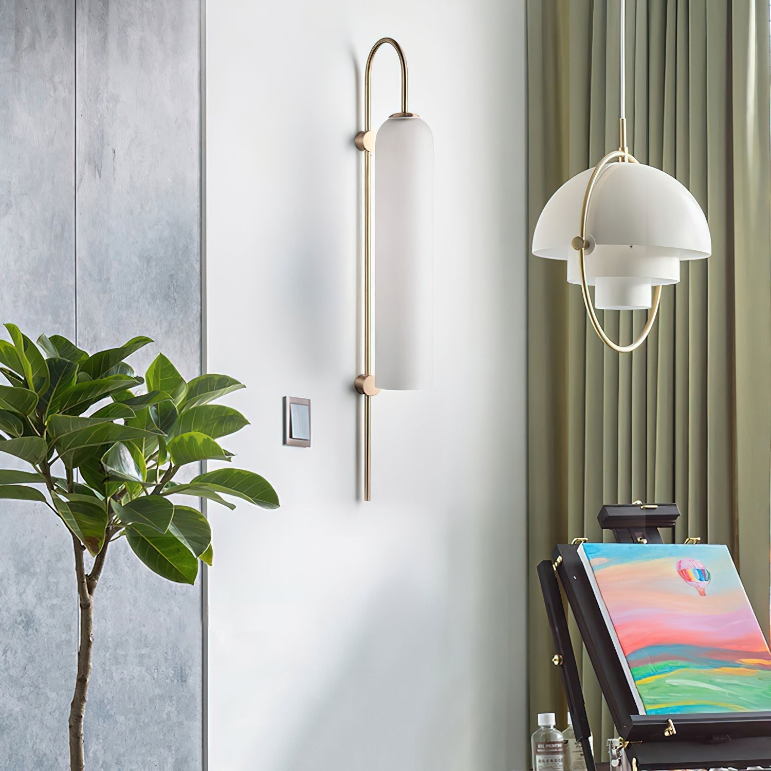 Freyza | Anoriel Glass Wall Glass Wall Light – Bedroom Hallway