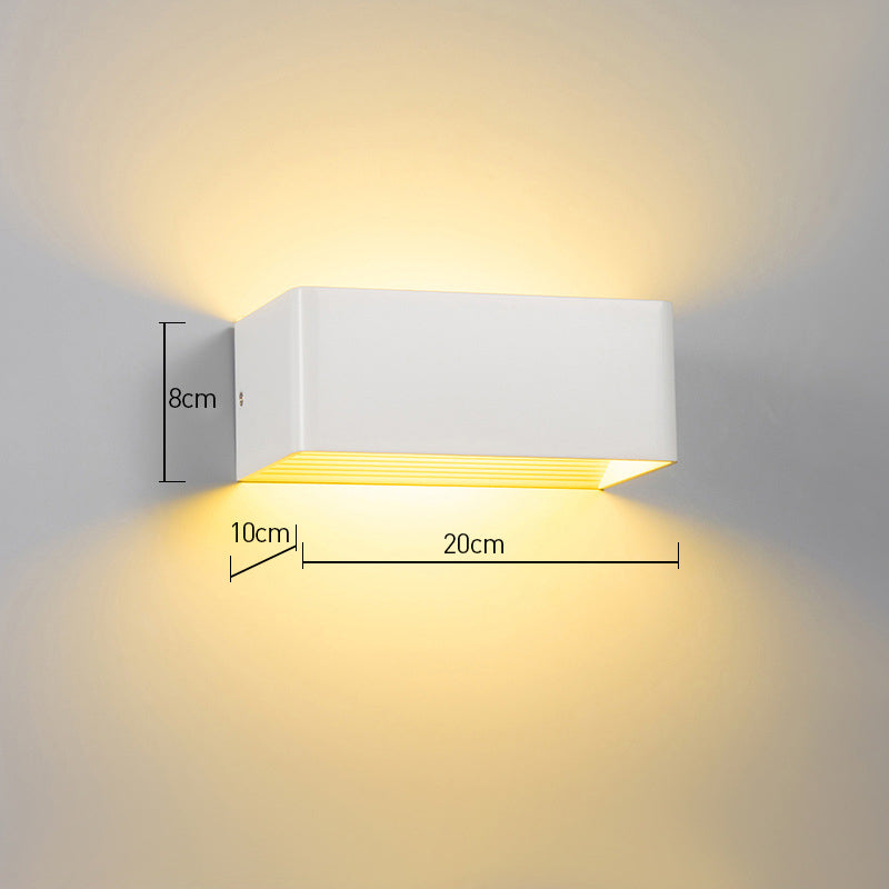 Modern LED Wall Lights | Stylish Acrylic Sconce Lighting with Up & Down Illumination | Energy-Efficient Accent for Home Decor 5