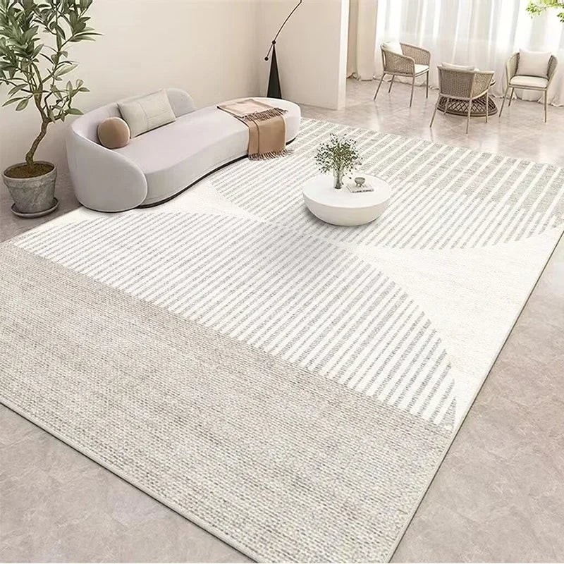 Modern Minimalism | Washable Area Rug with Non-Slip Design | Soft Velvet Living Room Mat for Comfort and Style 1